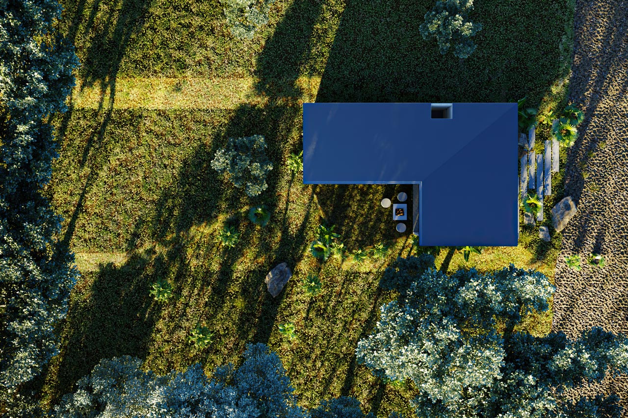 house from above